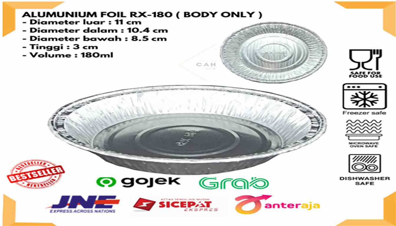 piring aluminum foil