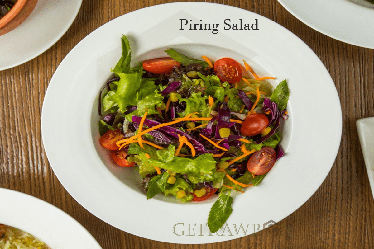 jenis piring salad