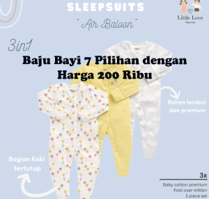 Baju Bayi Lucu 7 Pilihan dengan Harga 200 Ribu