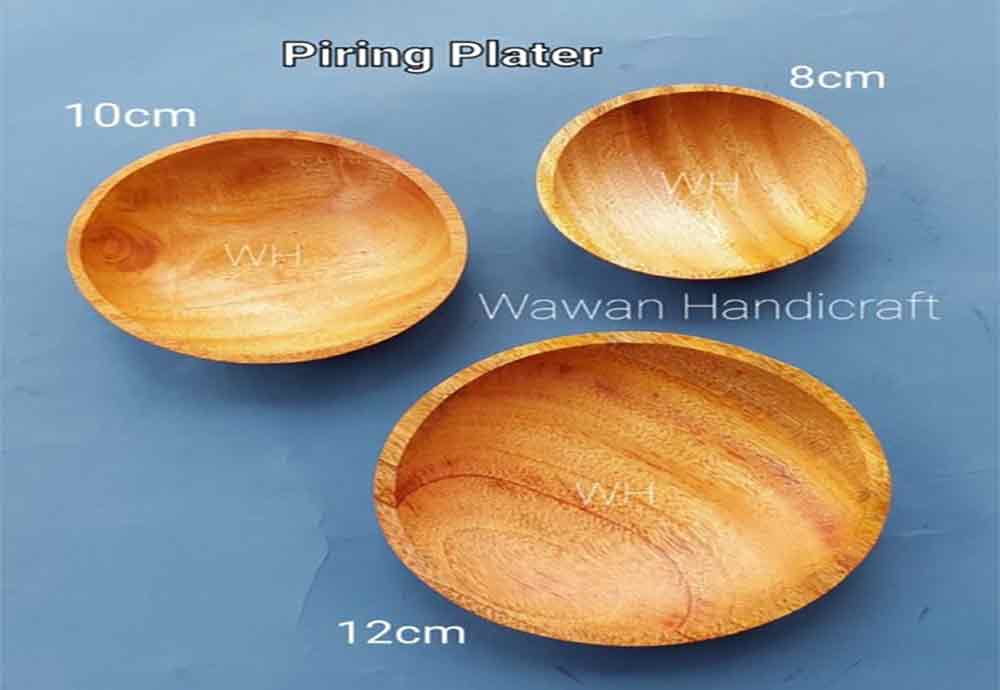 piring kayu
