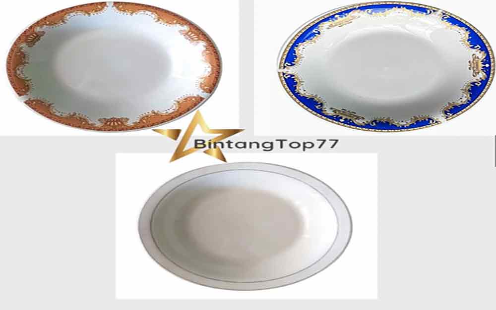 piring putih