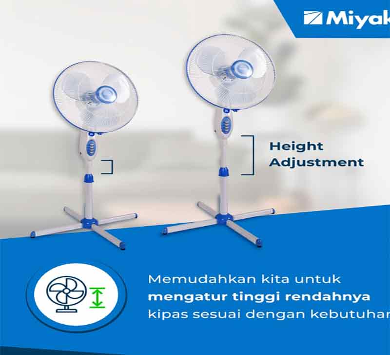 rekomendasi kipas angin miyako