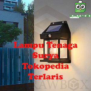 6 Rekomendasi Lampu Tenaga Surya Terlaris di Tokopedia