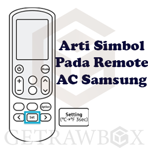 11 Arti Simbol Pada Remote AC Samsung Lengkap dengan Gambar