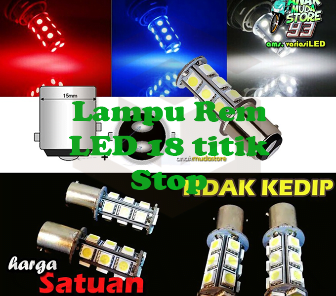 lampu rem belakang