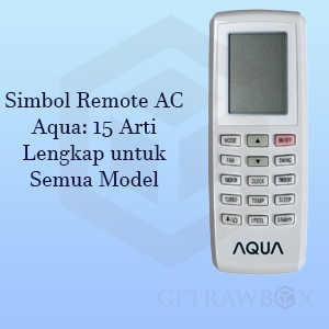 Simbol Remote AC Aqua