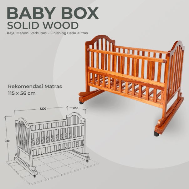 kotak bayi dari kayu