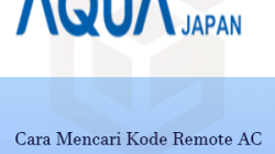 Kode Remote AC Aqua