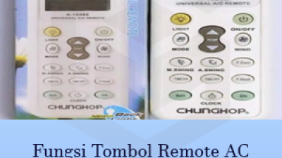 Fungsi Tombol Remote AC Chunghop