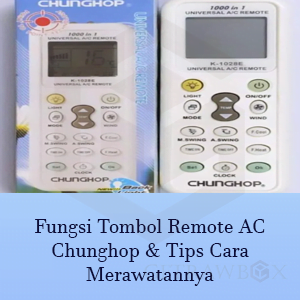 Fungsi Tombol Remote AC Chunghop