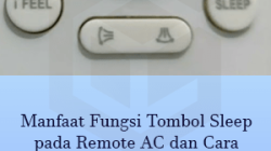 Fungsi Tombol Sleep pada Remote AC