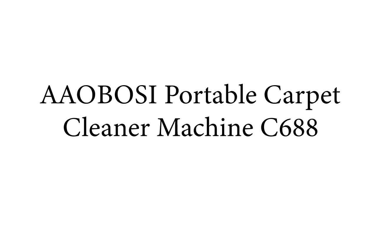 AAOBOSI Portable Carpet Cleaner Machine C688