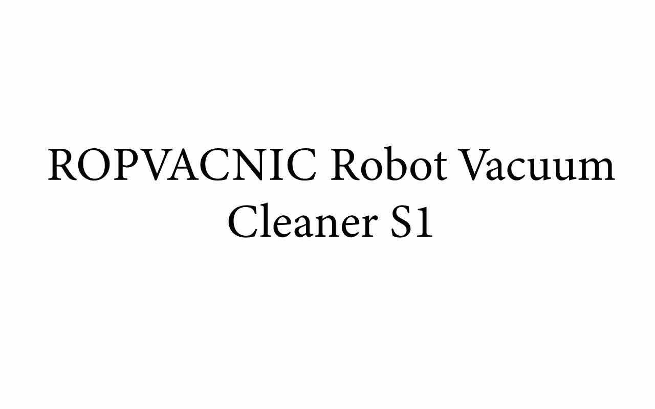 ROPVACNIC Robot Vacuum Cleaner S1