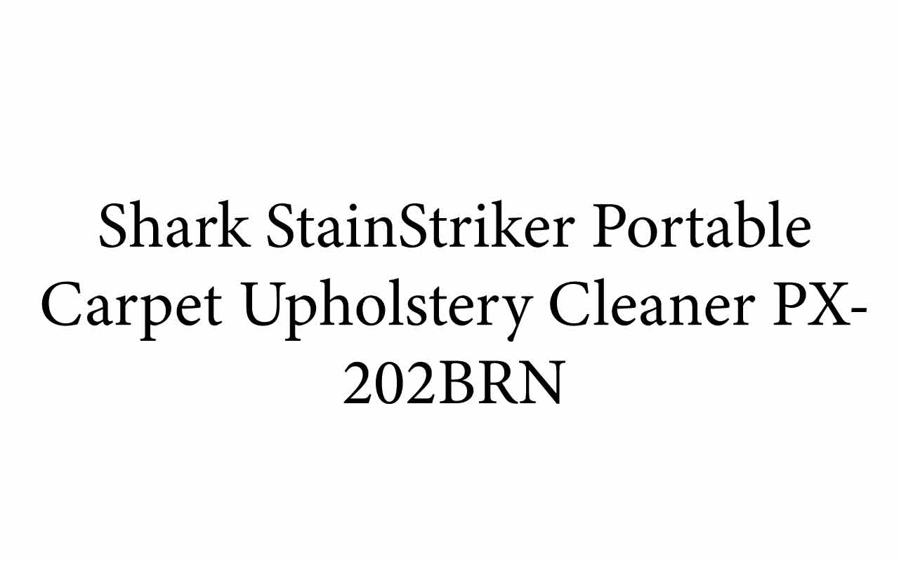 Shark StainStriker Portable Carpet Upholstery Cleaner PX202BRN