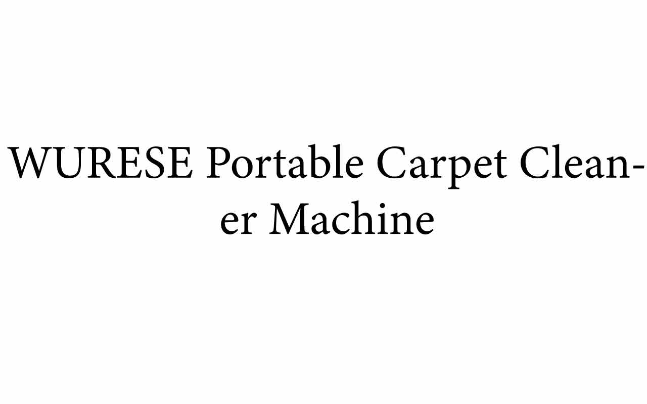 WURESE Portable Carpet Cleaner Machine